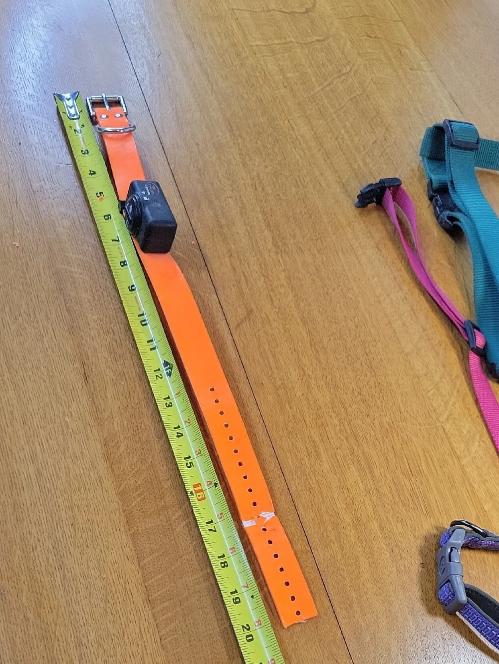 Lot Of 4 Dog Collars And 1 Harness Size Small To Medium